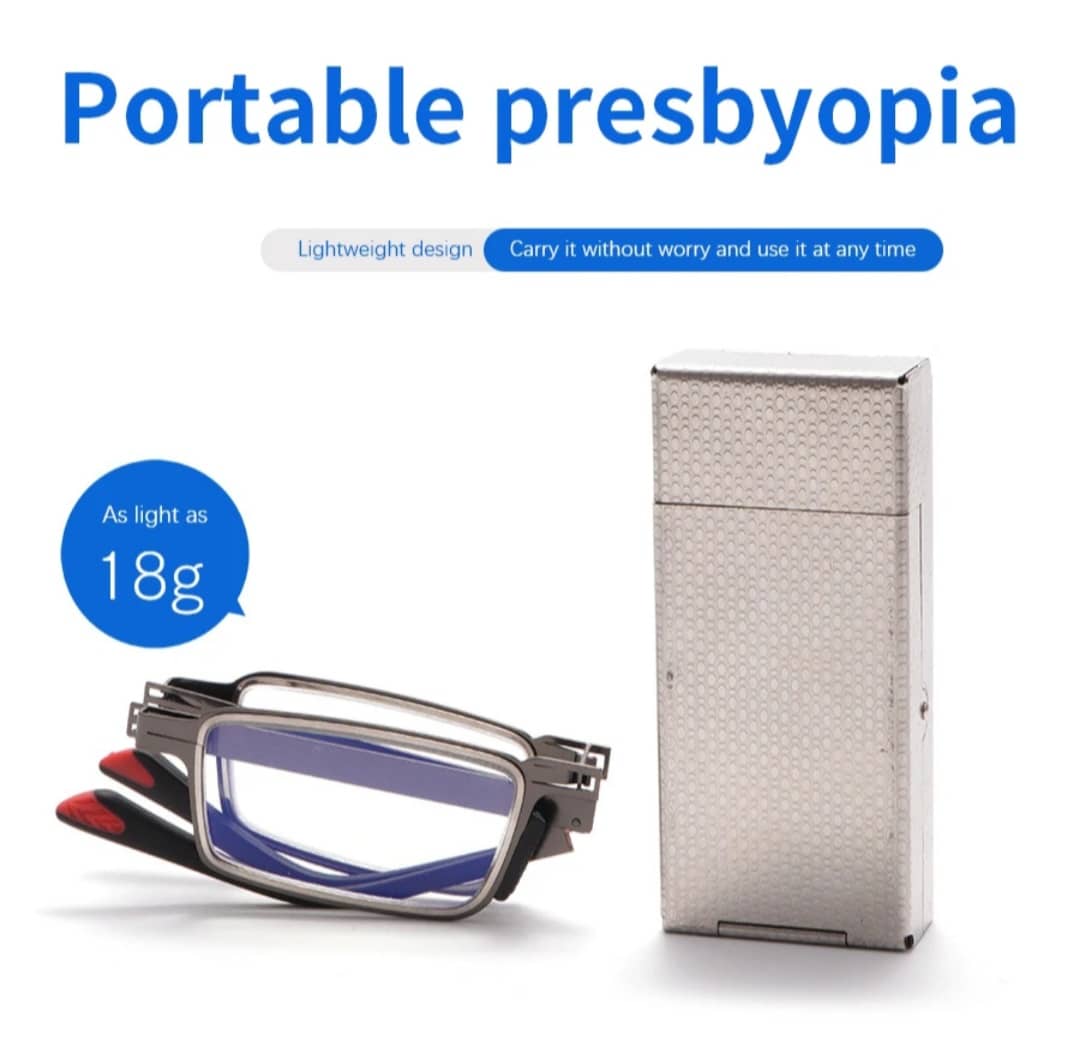 Lunettes de lecture pliables portables