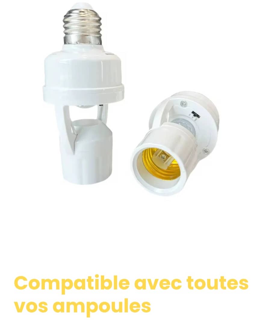 Ampoule avec détecteur de mouvement