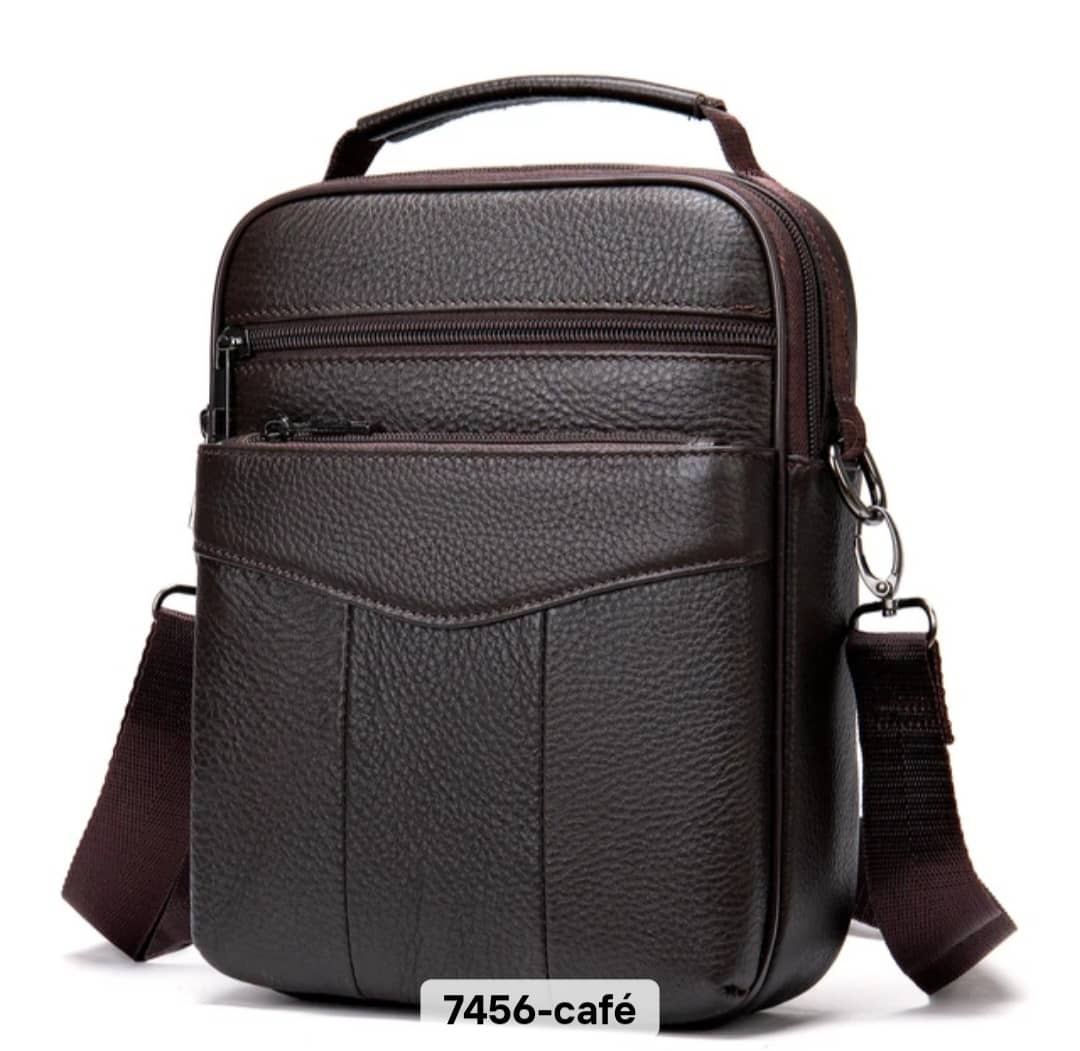 Sac bandoulière en cuir multifonction