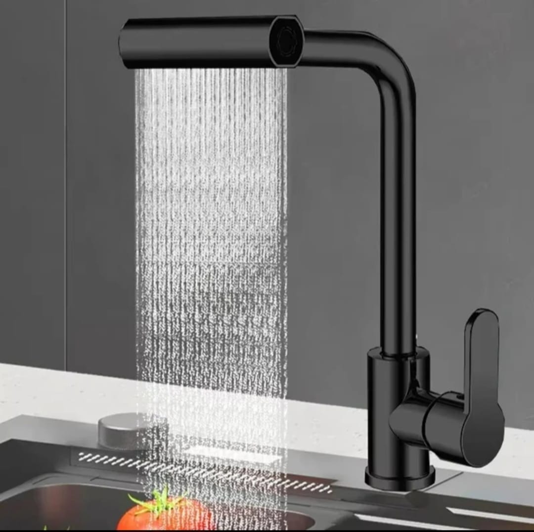 Robinet de cuisine cascade rotatif