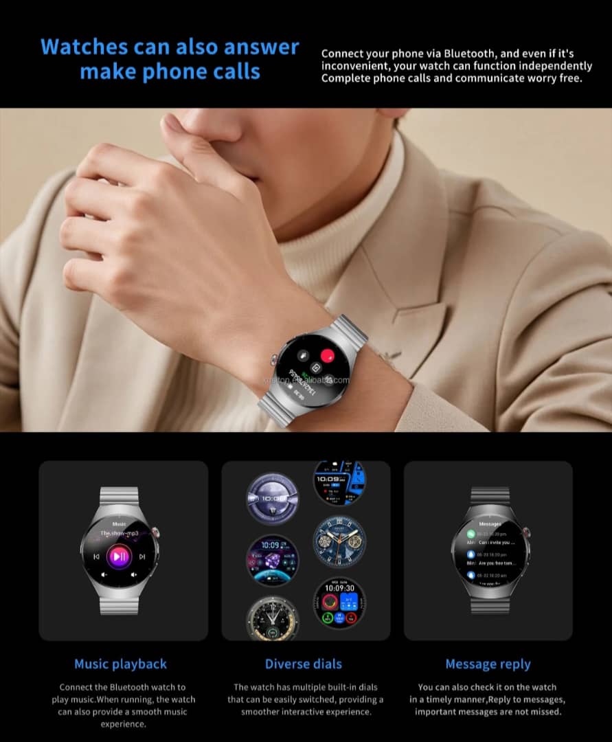 Montre connectée au design futuriste