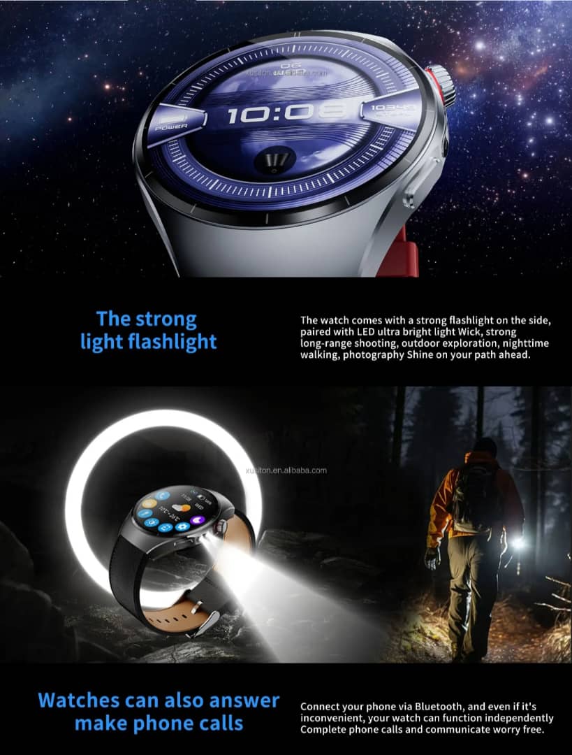 Montre connectée au design futuriste