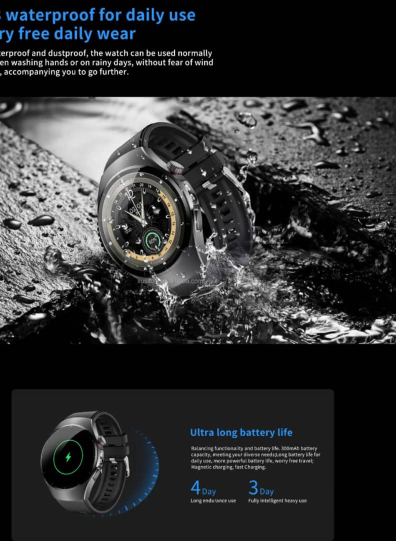 Montre connectée au design futuriste