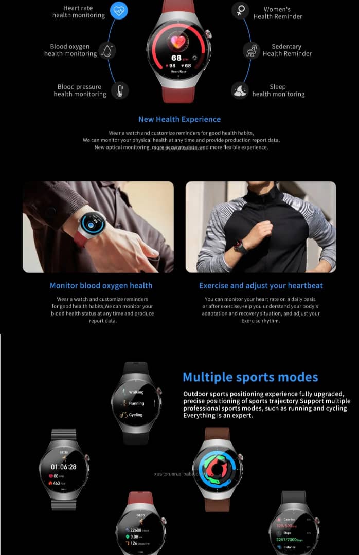 Montre connectée au design futuriste