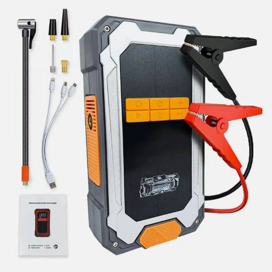 Booster de batterie portable multifonction avec compresseur d’air