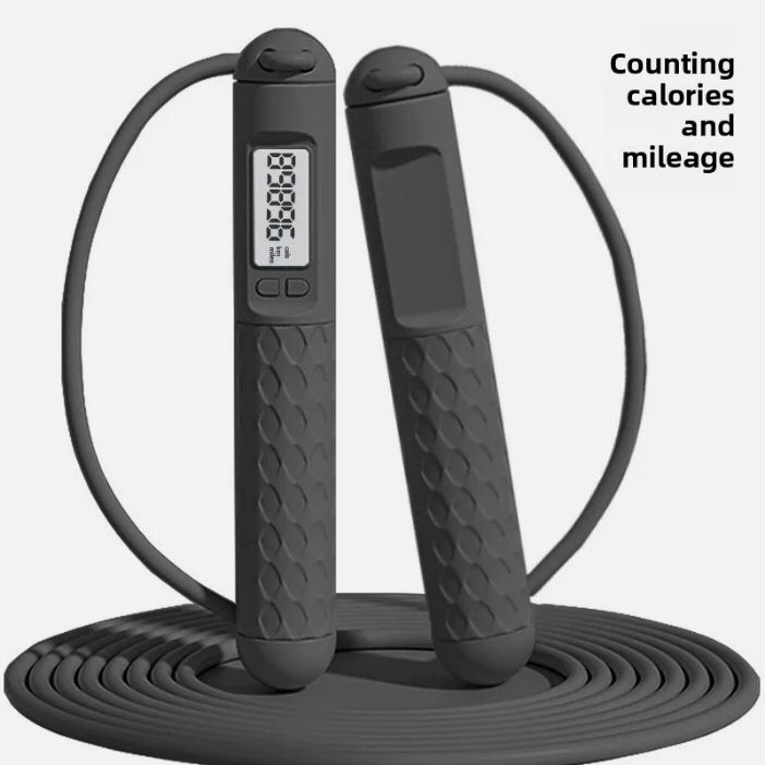 Corde à Sauter Intelligente avec Écran LCD – 3 Modes d’Entraînement