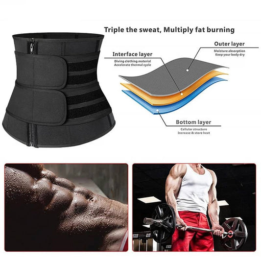 Ceinture Gainante 3 Bandes – Contrôle Total & Résultats Visibles